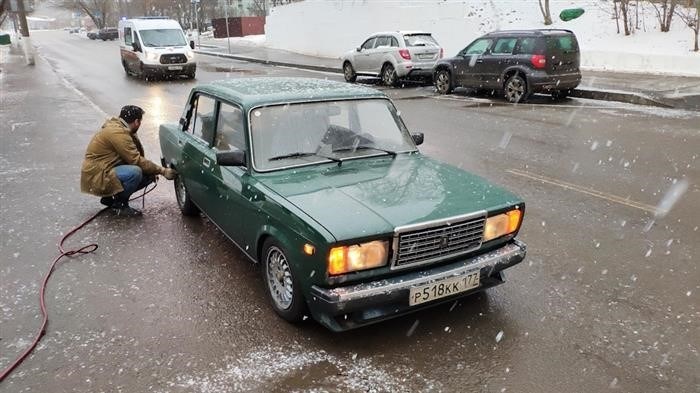 Фотография, представленная в журнале Lada 21074, была показана впервые.